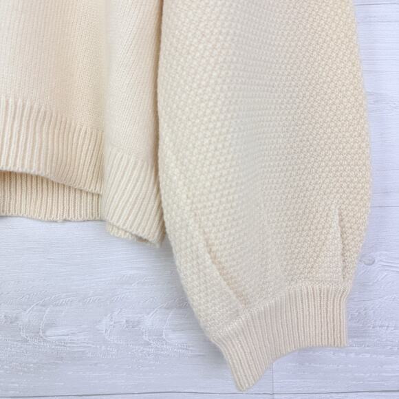 Tuckernuck Hyacinth House Francine Sweater Size XL Embroidered Flowers Cream - Picture 6 of 16